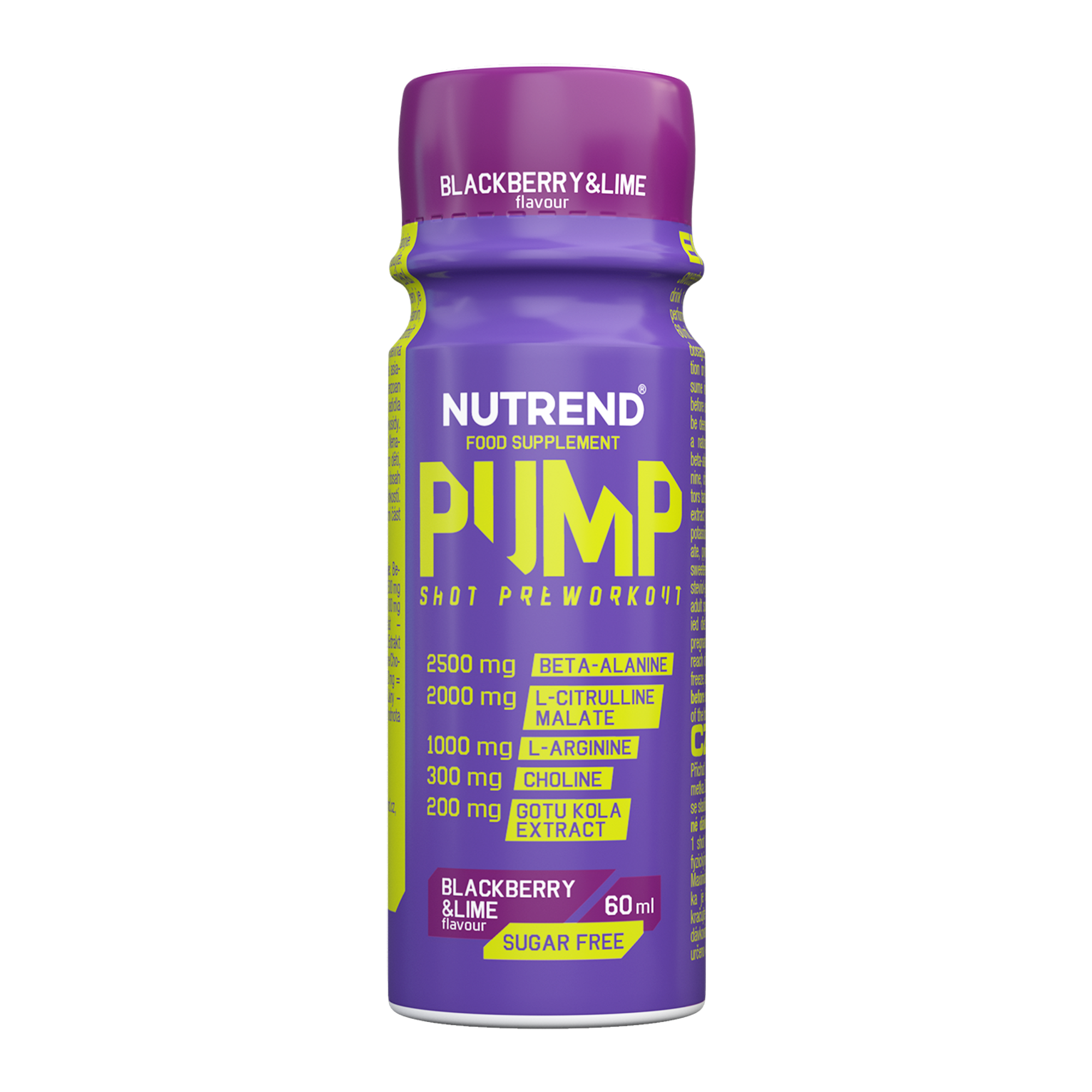 pump_shot_60ml_blackberry_lime Nutrend PUMP SHOT – Obrázok 1