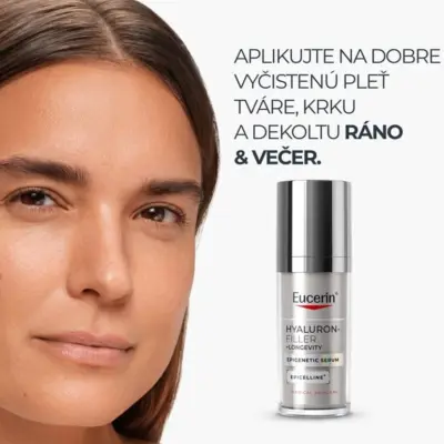 Eucerin HYALURON-FILLER EPIGENETIC omladzujúce sérum 30 ml – Obrázok 3