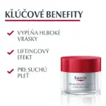 Eucerin HYALURON-FILLER + VOLUME-LIFT Denný krém pre suchú pleť SPF 15, 50 ml – Obrázok 2