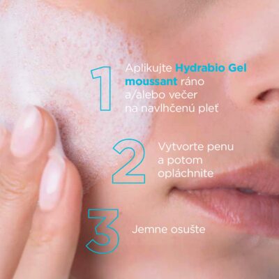 BIODERMA Hydrabio Gel Moussant micelárny čistiaci gél 400 ml – Obrázok 7