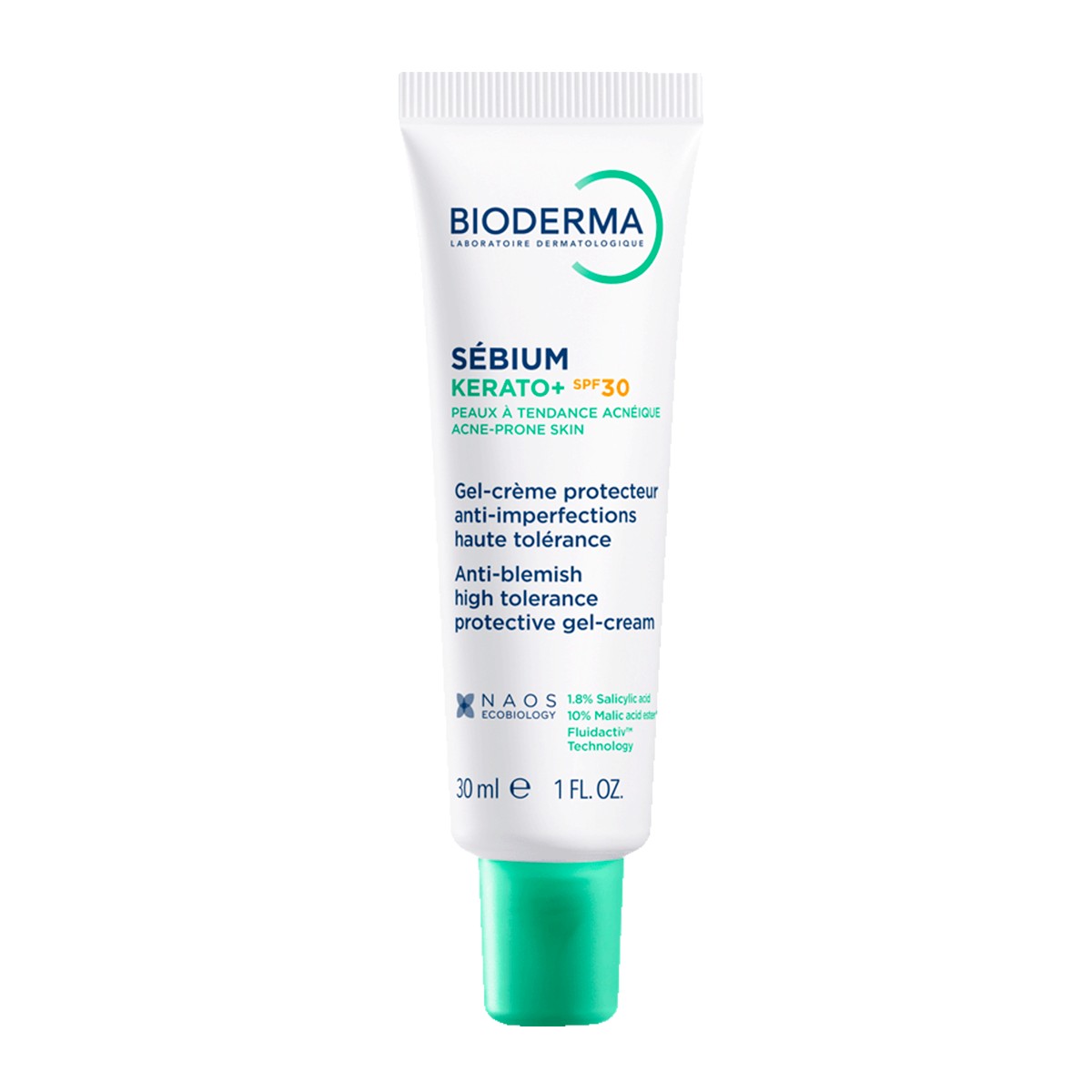 3701129814703_Sebium_Kerato+_SPF_30_30ml_1_produktova_fotka_SK BIODERMA Sébium Kerato+ SPF 30 gél-krém 30 ml – Obrázok 1