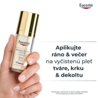 Eucerin HYALURON-FILLER + ELASTICITY 3D Sérum anti-age 30 ml – Obrázok 5