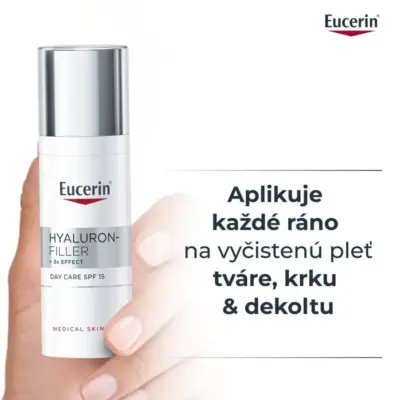 Eucerin HYALURON-FILLER Denný krém Anti-Age pre normálnu a zmiešanú pleť 50 ml – Obrázok 5