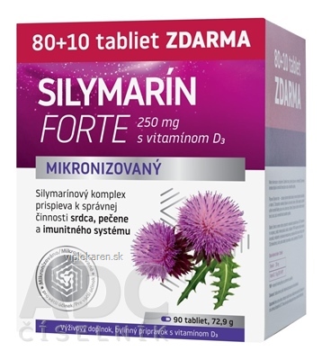 832tyb0_400x400 NaturProdukt Silymarin forte 4 tbl pečeň + imunitný systém (80+10 zadarmo) (90 ks) – Obrázok 1