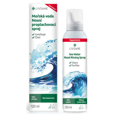 LIVSANE Hypertonický vyplachovací nosový sprej 120 ml
