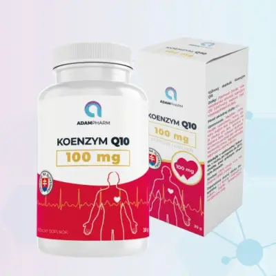 ADAMPharm KOENZYM Q10 100 mg 60 kapsúl – Obrázok 2