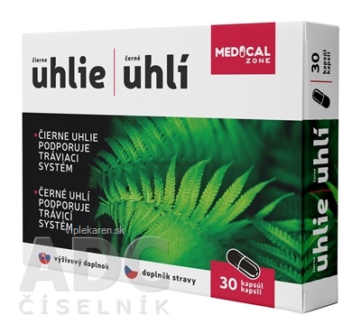 f1zjhy0_400x400 MEDICAL Zone ČIERNE UHLIE cps s mätou 1x30 ks – Obrázok 1