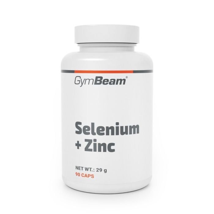 selenium_zinc_90_caps_gymbeam_1 Selén + Zinok - GymBeam – Obrázok 1
