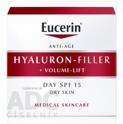 td5h050_400x400 Eucerin HYALURON-FIL.+VOLUME-LIFT Denný krém Anti-Age, pre suchú pleť 1x50 ml – Obrázok 1