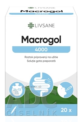 yjki510_400x400 LIVSANE Macrogol 4000 vrecúška (roztok po 20 ml) na chronickú zápchu 1x20 ks – Obrázok 1