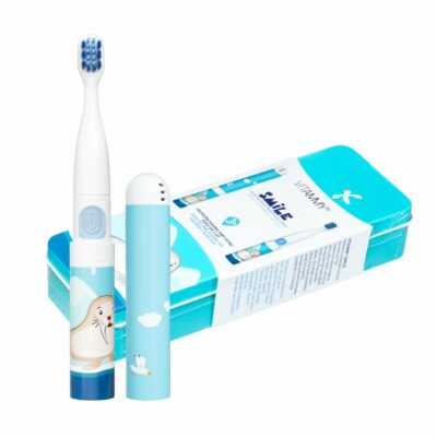 VITAMMY SMILE detská sonická zubná kefka Mrož + DODO MEMO pexeso, od 3 rokov – Obrázok 4