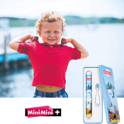 VITAMMY SMILE MiniMini+ Detská sonická zubná kefka Delfín Finek, od 3 rokov – Obrázok 5