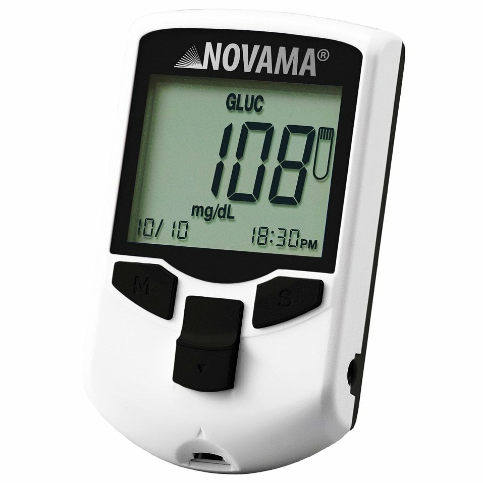 1644cd0c73a4d47417d2a1d59a5bc4f6 NOVAMA MULTICHECK PRO + Prístroj 3 v 1 na meranie cholesterolu, glukózy, kyseliny močovej – Obrázok 1