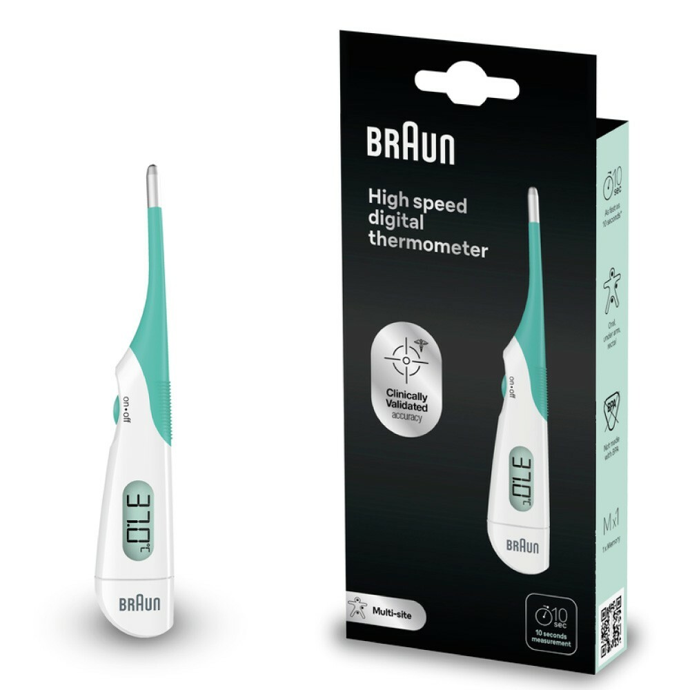 2447a14d3b7ab7be804d855c1d94f2e1 Braun PRT 1000 Rýchly digitálny teplomer s ohybnou špičkou – Obrázok 1