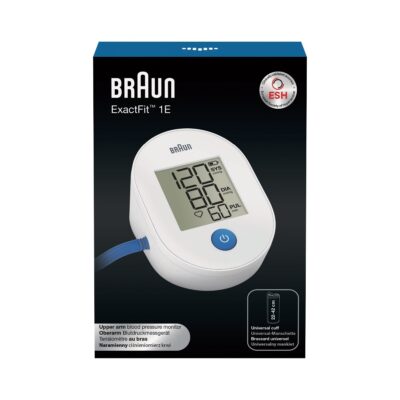 Braun ExactFit 1E BUA4000 Kompaktný automatický tlakomer na rameno – Obrázok 2