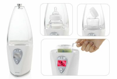 Miniland Ohrievač fliaš a sterilizátor s displejom do domu a auta, strieborný – Obrázok 4