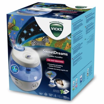 VICKS SWEETDREAMS COOL MIST VUL575 Ultrazvukový zvlhčovač vzduchu s projektorom – Obrázok 4
