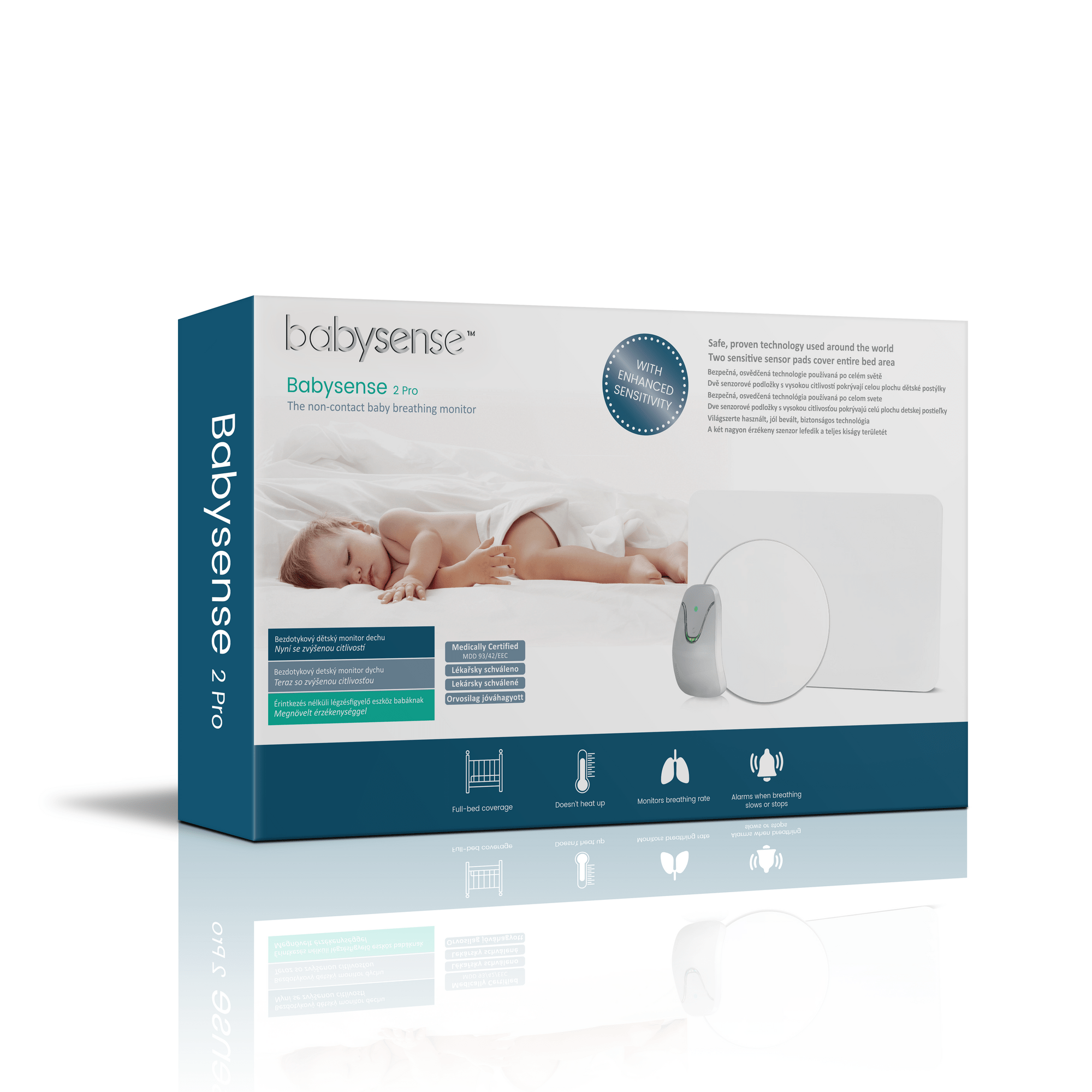 3cf0127e9e83ebbf5775155d5e622465 Hisense Monitor dychu Babysense 2 Pro – Obrázok 1