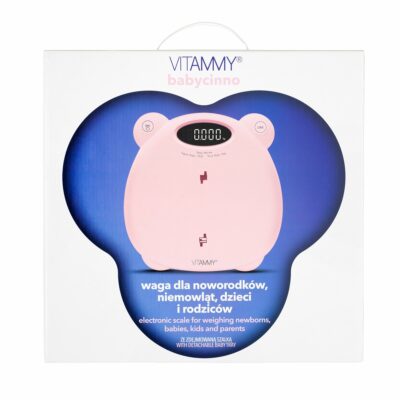 VITAMMY Babycinno Váha pre predčasne narodené deti, novorodencov a dojčatá, ružová – Obrázok 6