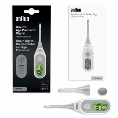 Braun PRT 2000 Teplomer s Age Precision a ohybnou špičkou – Obrázok 3