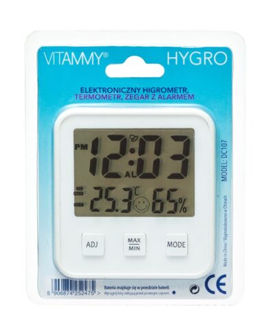 VITAMMY HYGRO Meteostanica, vlhkomer a domáci teplomer – Obrázok 7