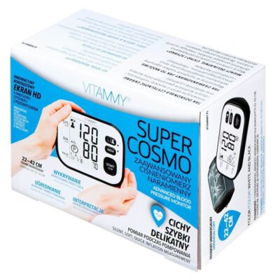 VITAMMY SUPER COSMO ramenný tlakomer, farba biely – Obrázok 3