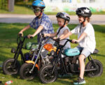 Hyper Gogo Pioneer Detská elektrická motorka (Chopper), 12" kolesá, modrá – Obrázok 5