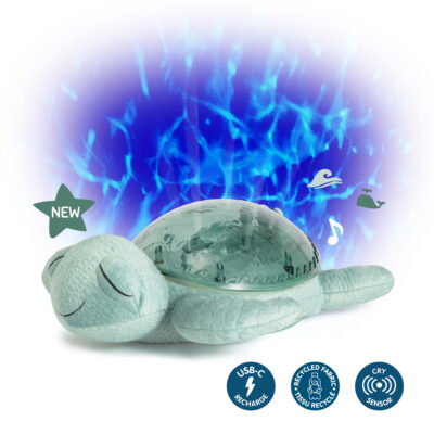 Cloud b® Tranquil Turtle™ Nočné svetielko s melódiou Korytnačka, zelená – Obrázok 2