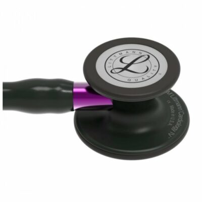 3M Littmann Cardiology IV 6203 Black Finish Edition, kardiologický stetoskop, black/violet – Obrázok 2
