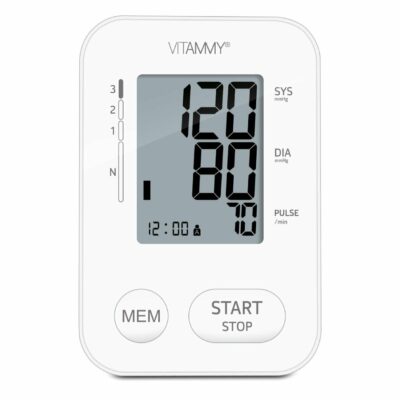 VITAMMY NEXT 2+ Ramenný tlakomer s meraním pri nafukovaní manžety a AC adaptérom – Obrázok 4