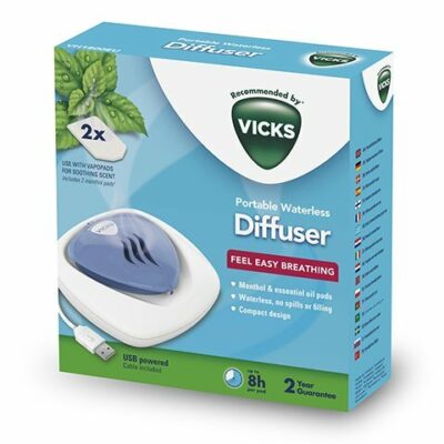 VICKS VH1800EU Prenosný bezvodý difuzér na dopĺňanie vôní – Obrázok 4