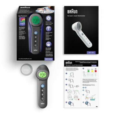 Braun BNT400 Bezdotykový teplomer s technológiou Age Precision, čierny – Obrázok 5