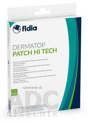72xu5u0_400x400 DERMATOP PATCH HI TECH samolepiace krytie na rany (10 x 10 cm) 4 ks – Obrázok 1