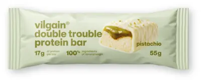 Vilgain Double Trouble Protein bar, pistácia 55 g