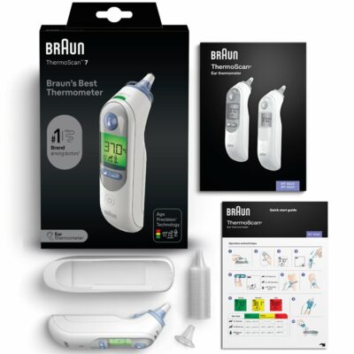 BRAUN ThermoScan 7 IRT6520 Digitálny ušný teplomer s Age Precision™ a vyhrievanou špičkou – Obrázok 3