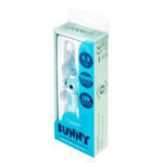 VITAMMY Bunny Sonická zubná kefka pre deti s LED svetlom a nanovláknami, 0-3 roky, blankyt – Obrázok 5
