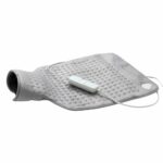 VITAMMY WARM-UP NECK&BACK Elektrický vyhrievací vankúš s golierom 63x42cm, svetlá šedá – Obrázok 2