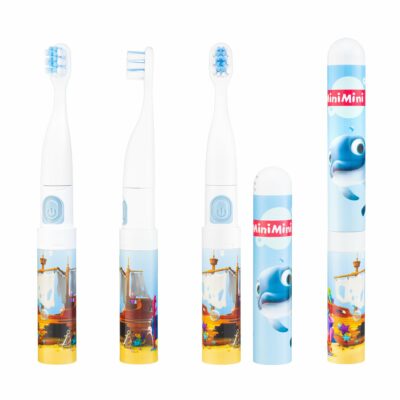 VITAMMY SMILE MiniMini+ Detská sonická zubná kefka Delfín Finek, od 3 rokov – Obrázok 3