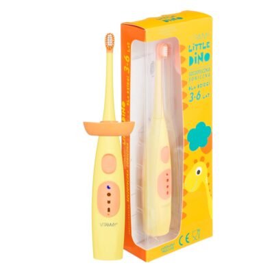 VITAMMY LITTLE DINO Sonická kefka pre deti od 3-6 rokov – Obrázok 2