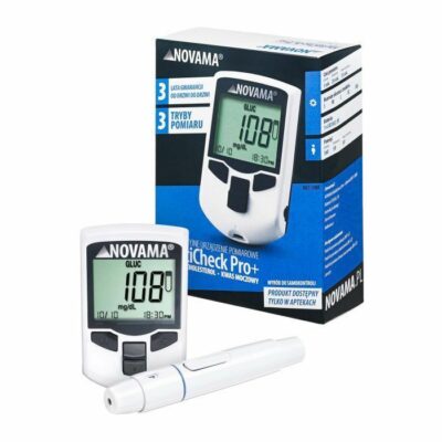 NOVAMA MULTICHECK PRO+ Merací prístroj + prúžky (glukóza, cholesterol, kyselina močová) – Obrázok 4