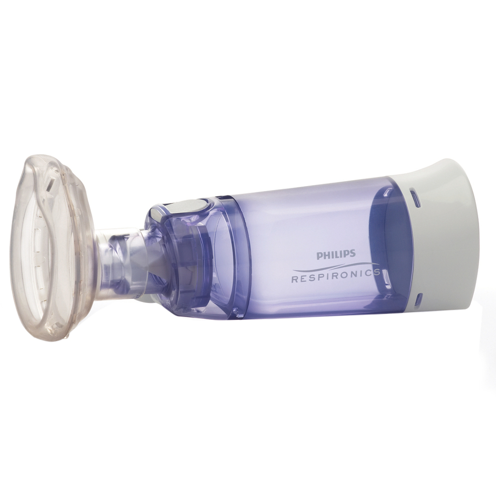 9da37239724e84fe9ce4495fb355e9bd Philips Respironics OptiChamber Diamond Mask Inhalačná komora s maskou pre deti od 0-18m – Obrázok 1