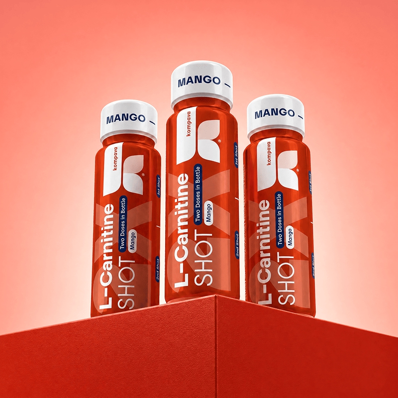 KOMPAVA L-Carnitine shot 60 ml – Obrázok 2