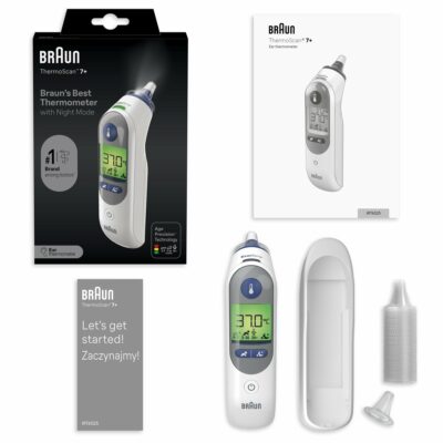 Braun ThermoScan 7+ IRT6525 Ušný teplomer s Age Precision a nočným režimom – Obrázok 4