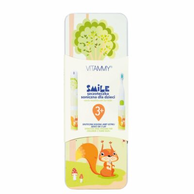 VITAMMY SMILE detská sonická zubná kefka Veverička, od 3 rokov – Obrázok 4