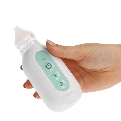 VITAMMY PICOLINO 7 Nosová elektrická odsávačka hlienov pre deti, 2 nástavce, 3 režimy – Obrázok 3