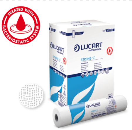 aa86058fd1a1c73007c5be89e1605385 LUCARD STRONG 50 Vyšetrovacia podložka 2-vrstvová 50 cm x 50 m – Obrázok 1