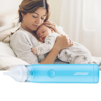 NOVAMA Pingo Spark Blue Nosová odsávačka s osvetlenou špičkou, modrá – Obrázok 9