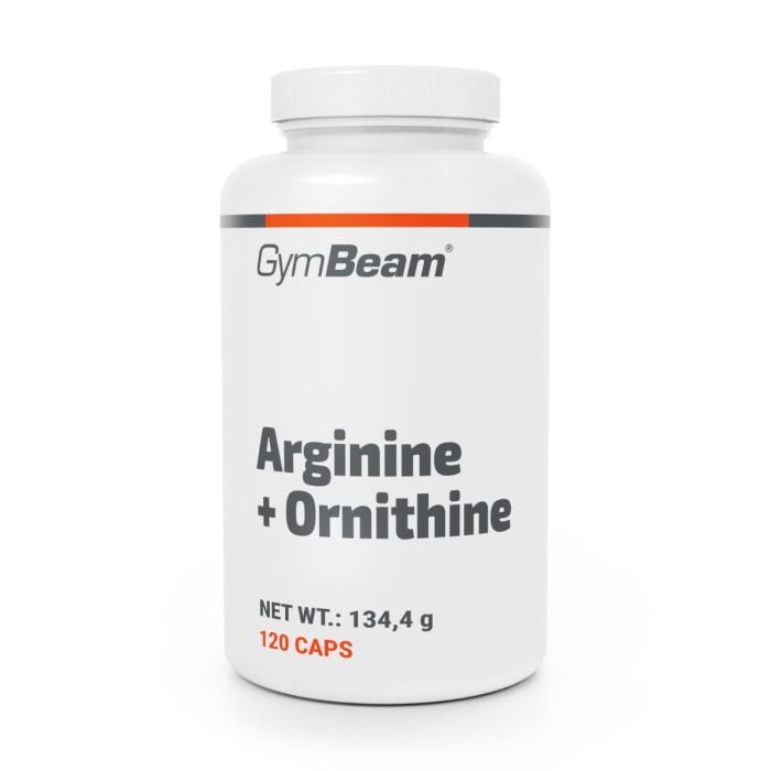arginine-ornithine-120-caps-gymbeam_1 Arginín + Ornitín - GymBeam – Obrázok 1