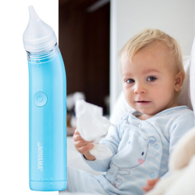 NOVAMA Pingo Spark Blue Nosová odsávačka s osvetlenou špičkou, modrá – Obrázok 8