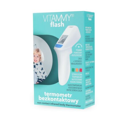 VITAMMY FLASH HTD8816C, Bezkontaktný teplomer s technológiou obojsmerného merania – Obrázok 2